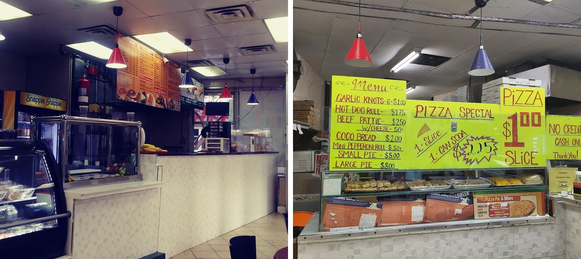 Corner Pizza Menu